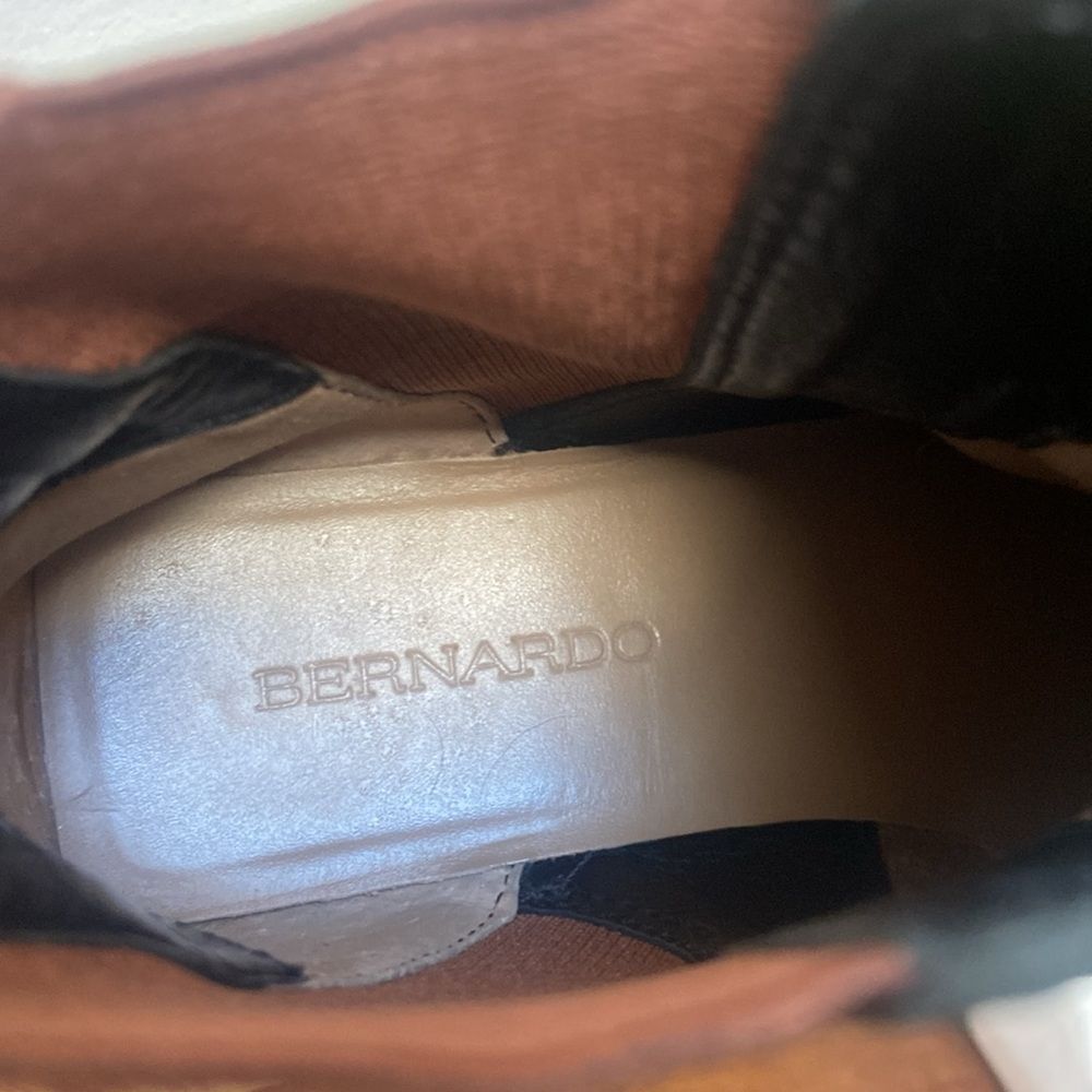Bernardo Black and Brown Ankle Booties - Picture 6 of 10